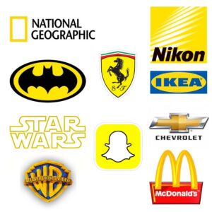 لوگوهای معروف زرد رنگ